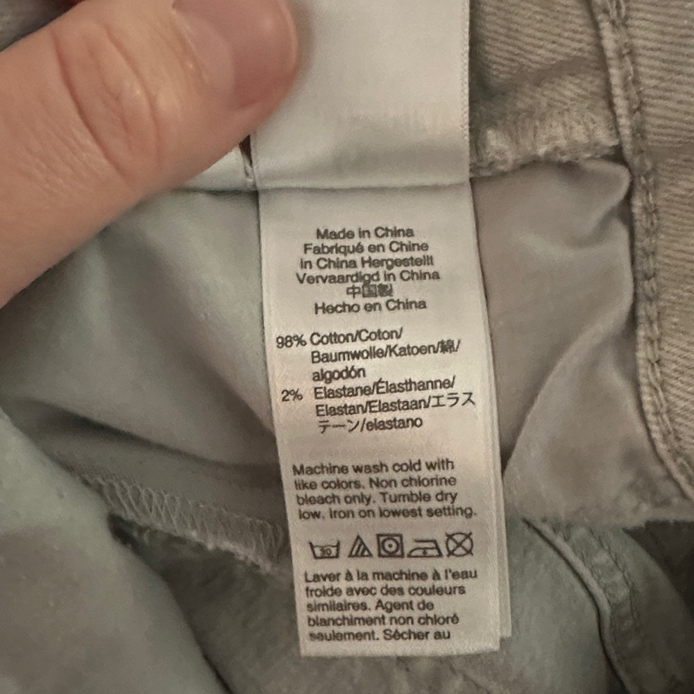 J. Crew Women's Light Gray Vintage Straight Ankle Jeans - Picture 10 of 12